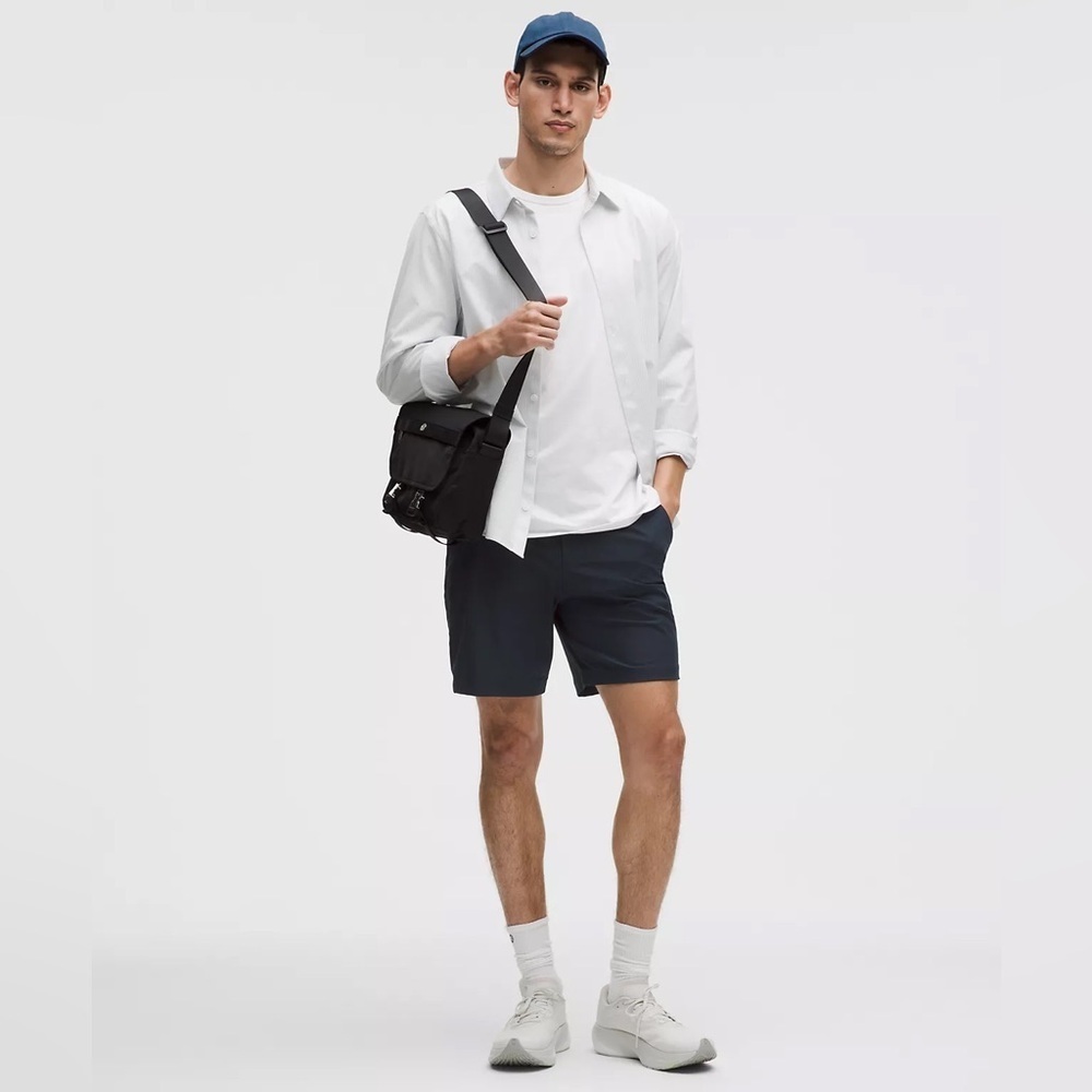 Lululemon Athletica True Navy Men's Flat Front Shorts
